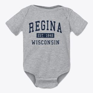 Regina Wisconsin Classic Established Baby Onesie