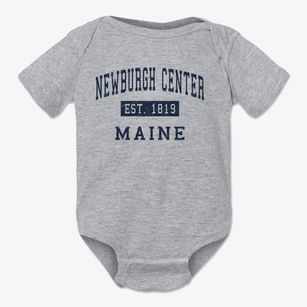 Newburgh Center Maine Classic Established Baby Onesie