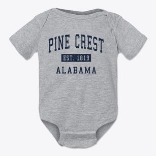 Pine Crest Alabama Classic Established Baby Onesie