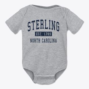 Sterling North Carolina Classic Established Baby Onesie