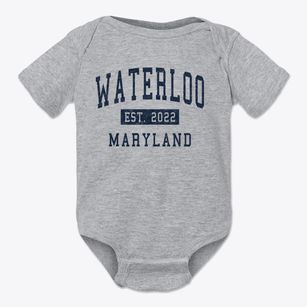 Waterloo Maryland Classic Established Baby Onesie
