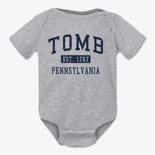 Tomb Pennsylvania Classic Established Baby Onesie
