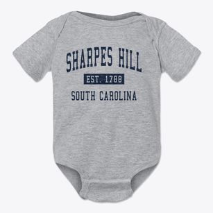 Sharpes Hill South Carolina Classic Established Baby Onesie