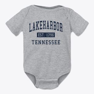 Lakeharbor Tennessee Classic Established Baby Onesie