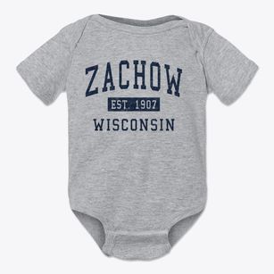 Zachow Wisconsin Classic Established Baby Onesie