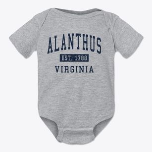 Alanthus Virginia Classic Established Baby Onesie
