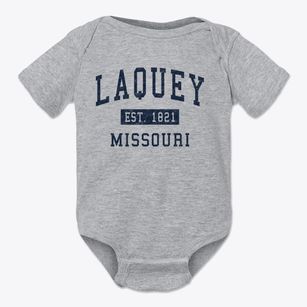 Laquey Missouri Classic Established Baby Onesie