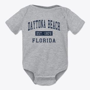 Daytona Beach Florida Classic Established Baby Onesie