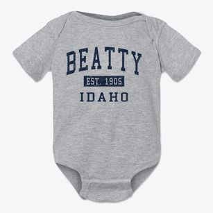 Beatty Idaho Classic Established Baby Onesie