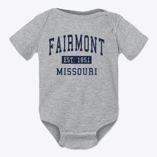 Fairmont Missouri Classic Established Baby Onesie