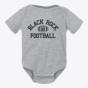 Black Rock School Classic Football Baby Onesie