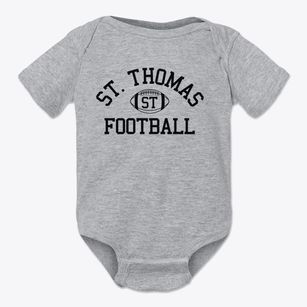 St. Thomas Grade School Classic Football Baby Onesie