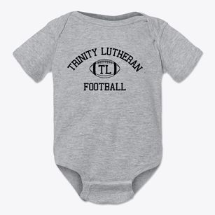 Trinity Lutheran School Classic Football Baby Onesie
