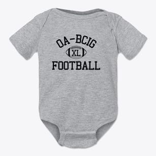 Oa-bcig High School Classic Football Baby Onesie