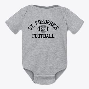Saint Frederick High School Classic Football Baby Onesie