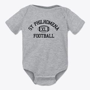 Sy Philhomena Parish Classic Football Baby Onesie