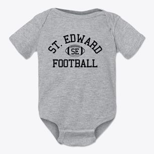 Saint Edward School Classic Football Baby Onesie