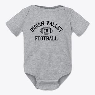 Indian Valley High School Classic Football Baby Onesie