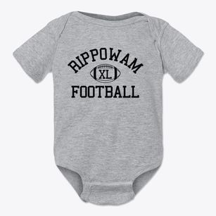 Rippowam Cisqua Lower School Classic Football Baby Onesie