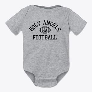 Holy Angels School Classic Football Baby Onesie