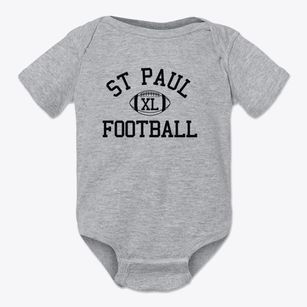 St Paul Rc Church Classic Football Baby Onesie