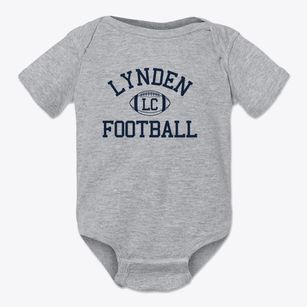Lynden Christian High School Classic Football Baby Onesie