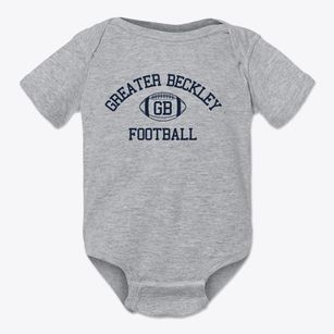 Greater Beckley Christian School Classic Football Baby Onesie