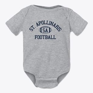 Saint Apollinaris School Classic Football Baby Onesie