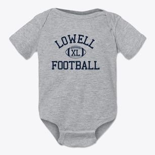 Lowell High School Classic Football Baby Onesie