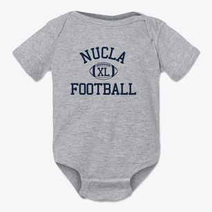 Nucla High School Classic Football Baby Onesie