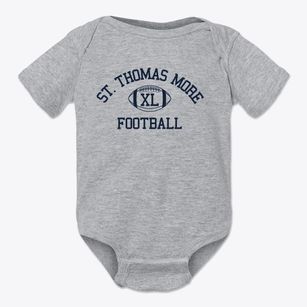 Saint Thomas More School Classic Football Baby Onesie