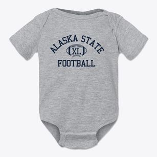 Alaska State School For Deaf & Hh Classic Football Baby Onesie