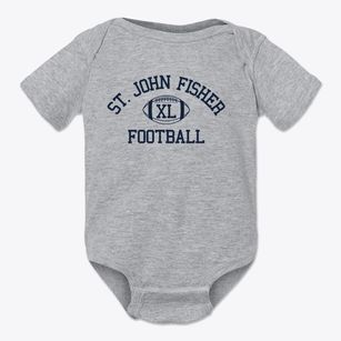 Saint John Fisher School Classic Football Baby Onesie