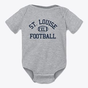 Saint Louise De Marillac School Classic Football Baby Onesie
