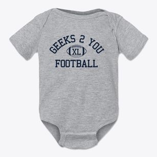 Geeks 2 You Tucson Classic Football Baby Onesie