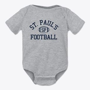 Saint Paul's School Classic Football Baby Onesie