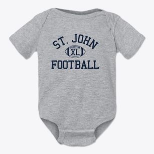 Saint John The Evangelist School Classic Football Baby Onesie