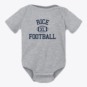 Rice High School Classic Football Baby Onesie