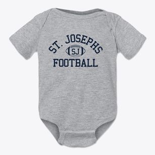 Saint Josephs School Classic Football Baby Onesie