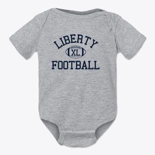 Liberty High School Classic Football Baby Onesie
