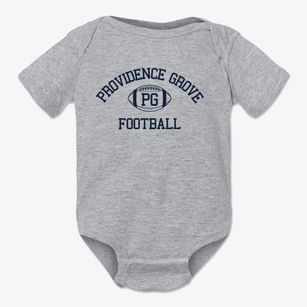 Providence Grove Classic Football Baby Onesie