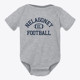 Nelagoney High School Classic Football Baby Onesie