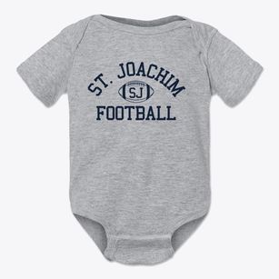 Saint Joachim School Classic Football Baby Onesie