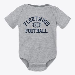 Fleetwood Area High School Classic Football Baby Onesie