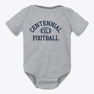 Centennial High School Classic Football Baby Onesie