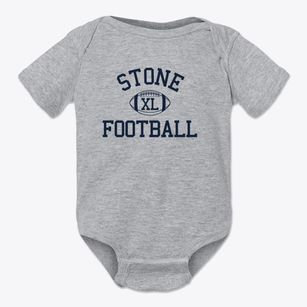 Stone Memorial High School Classic Football Baby Onesie