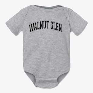 Walnut Glen Academy Varsity Arch Baby Onesie
