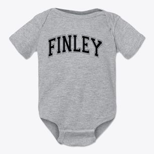 Finley Elementary School Varsity Arch Baby Onesie