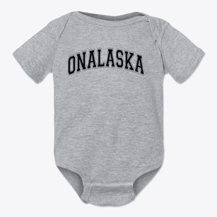 Onalaska Junior Senior High School Varsity Arch Baby Onesie
