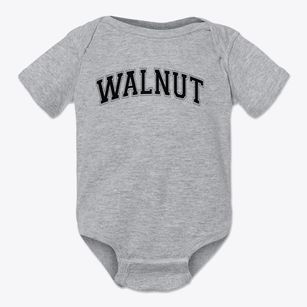 Walnut Elementary School Varsity Arch Baby Onesie